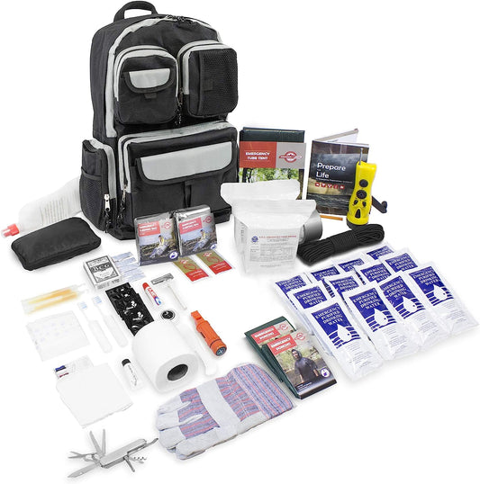 Urban Survival Bug-Out Bag/Go Bag and Disaster Survival Supplies for up to 6 People